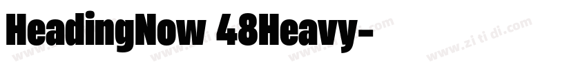 HeadingNow 48Heavy字体转换